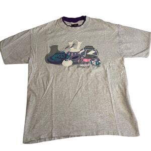 Vintage 80s New Mexico Pottery T-Shirt Signal Sports Size Large USA Southwest